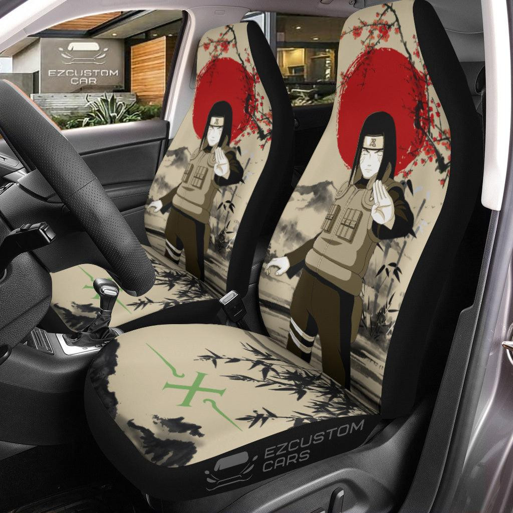 Naruto Anime Car Seat Covers Neji Hyuga Mix Antique Artwork
