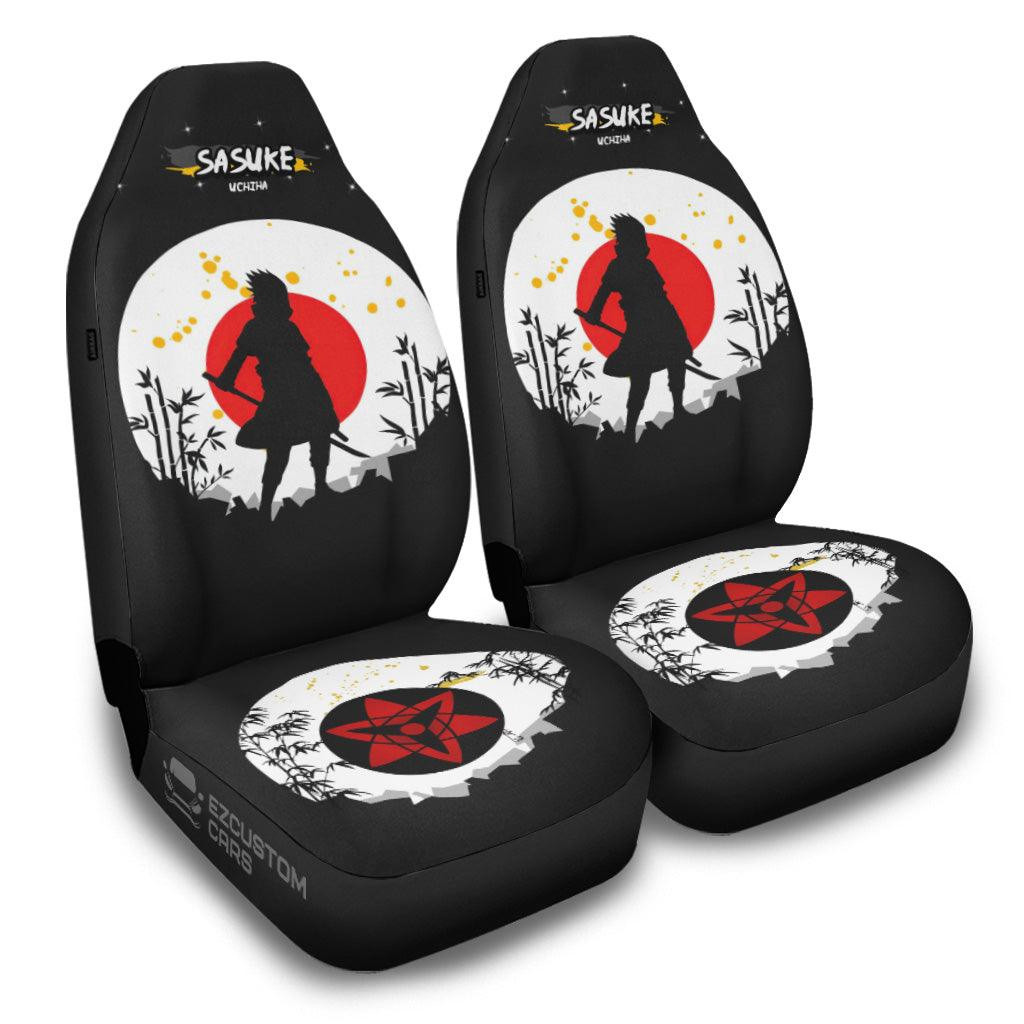 Naruto Anime Car Seat Covers Sasuke Japanese Style