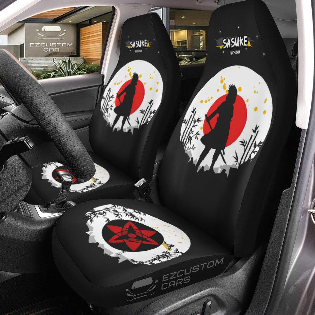 Naruto Anime Car Seat Covers Sasuke Japanese Style