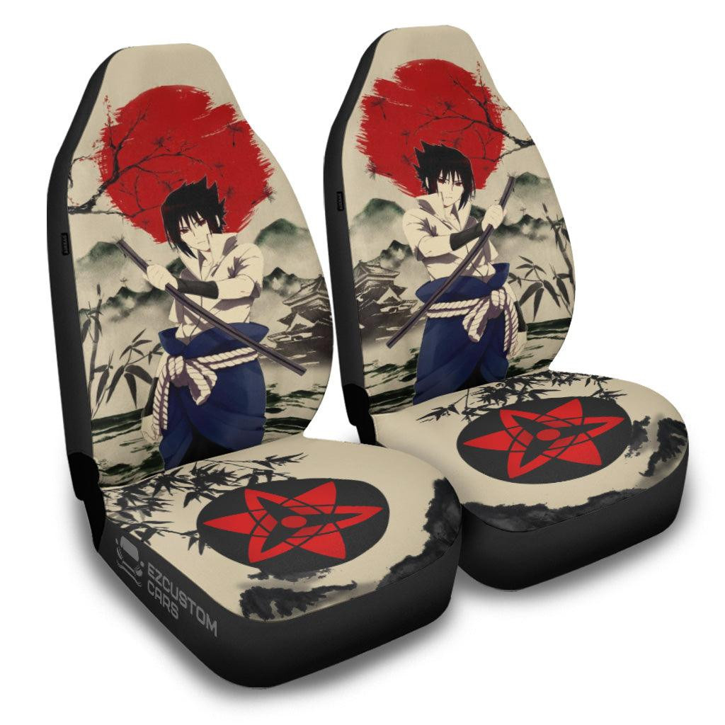 Naruto Anime Car Seat Covers Sasuke Uchiha Mix Antique Artwork
