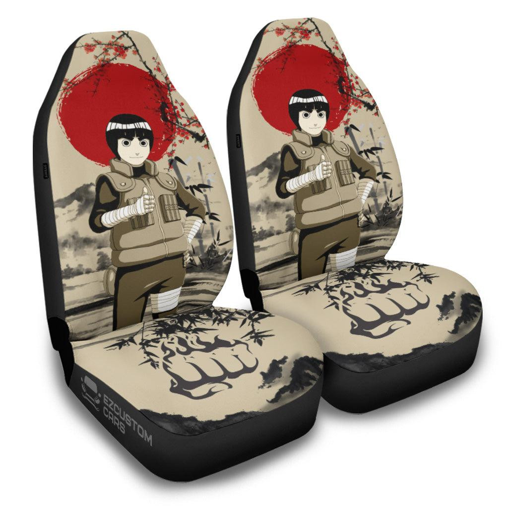 Naruto Car Seat Covers Rock Lee Mix Antique Artwork