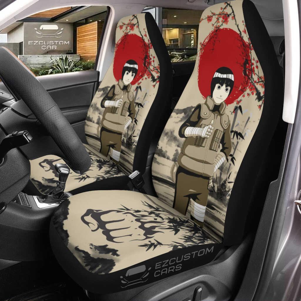 Naruto Car Seat Covers Rock Lee Mix Antique Artwork