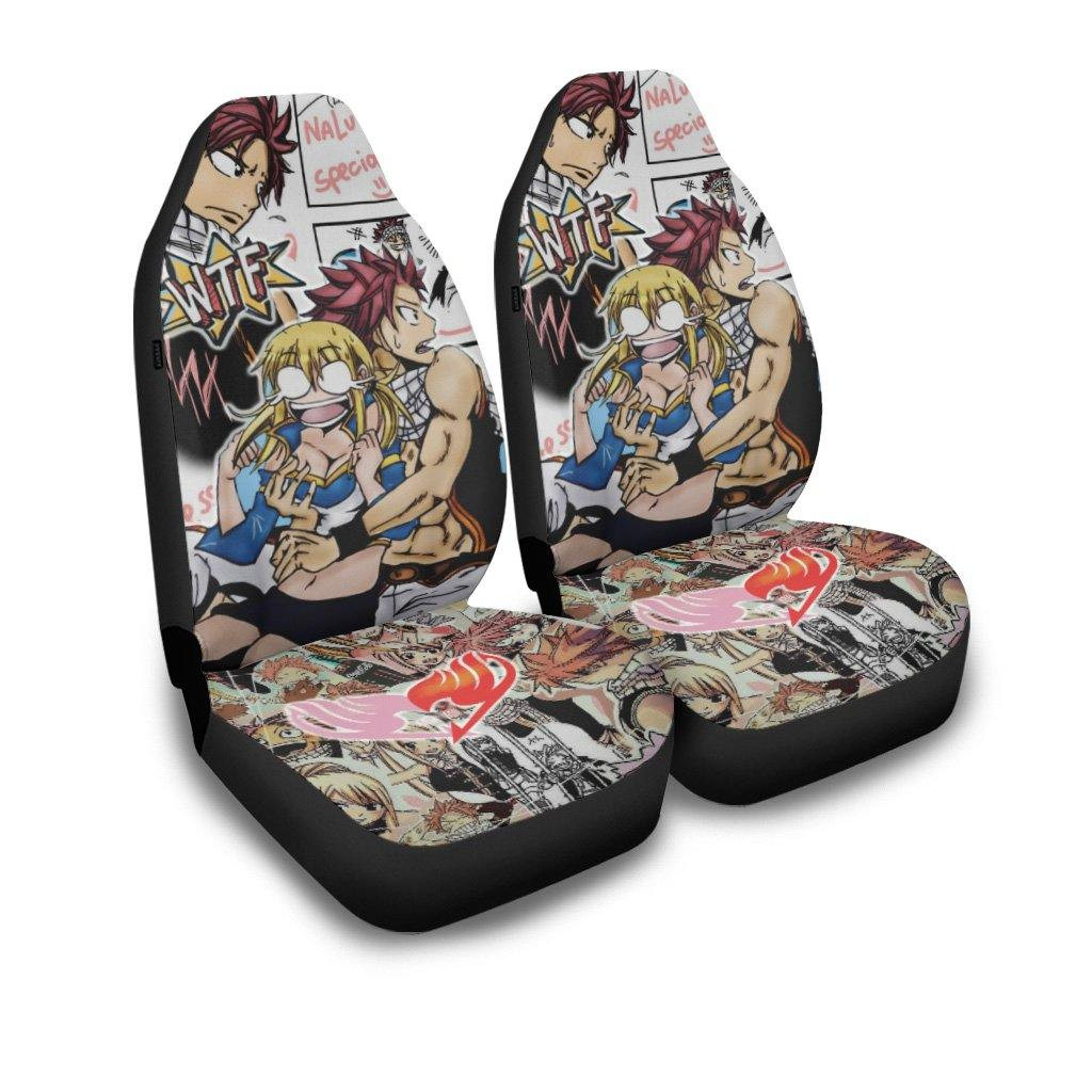 Natsu and Lucy Car Seat Covers Fairy Tail
