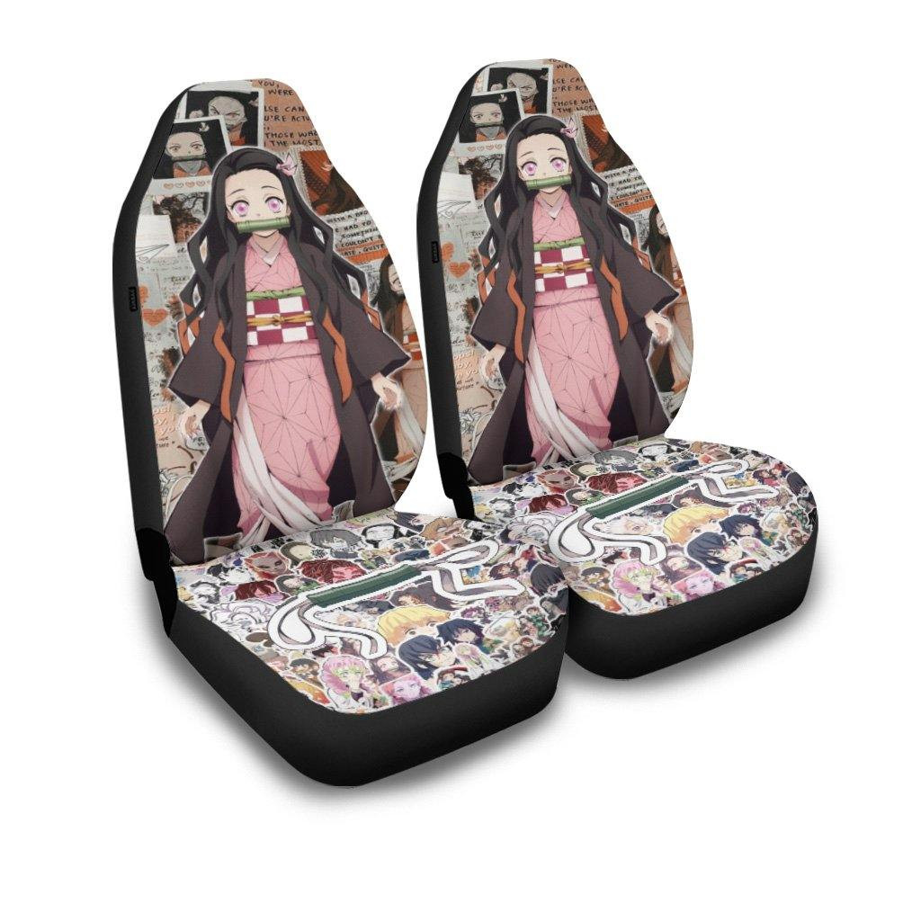 Nezuko Car Seat Covers Demon Slayer