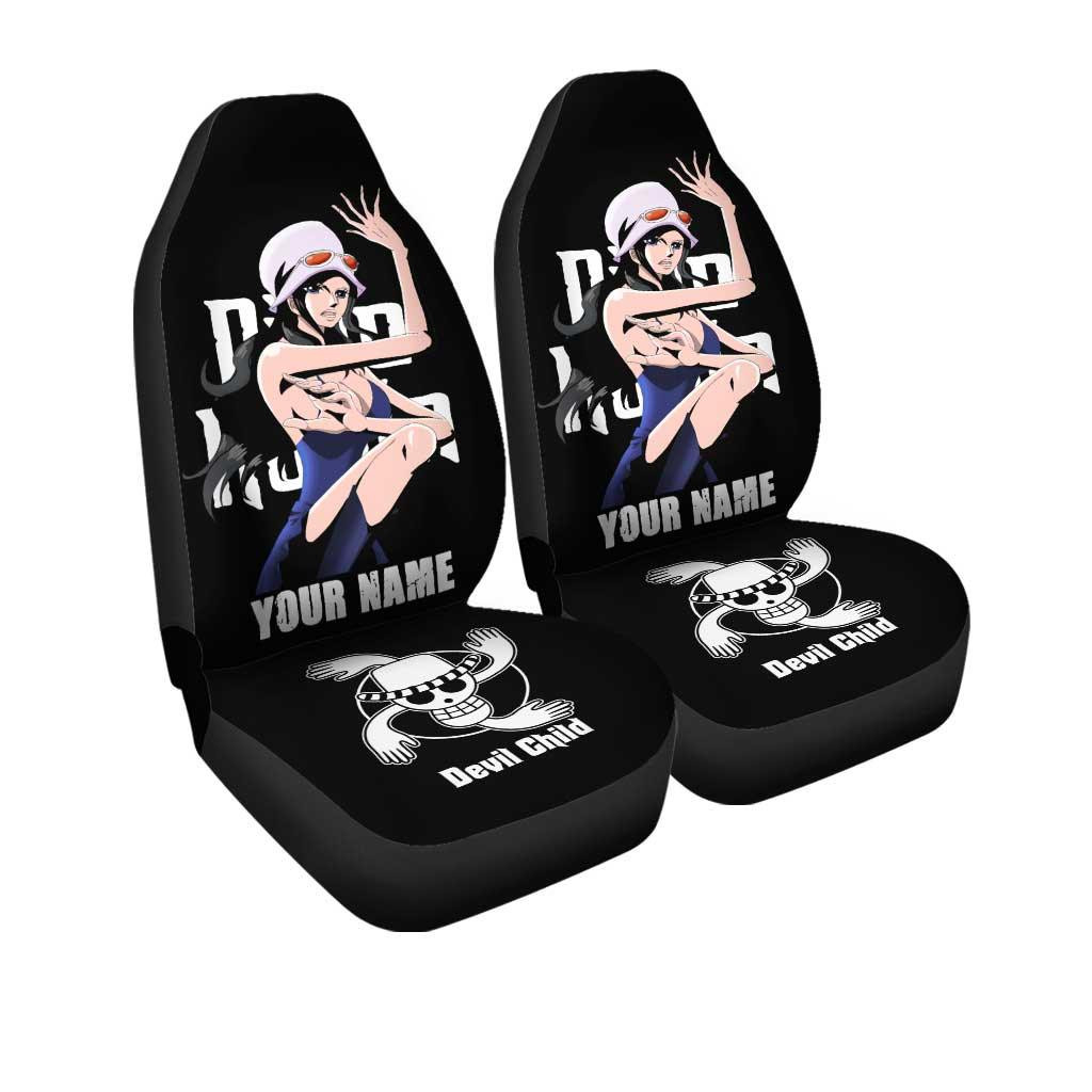 Nico Robin Personalized Car Seat Covers Custom One Piece Anime