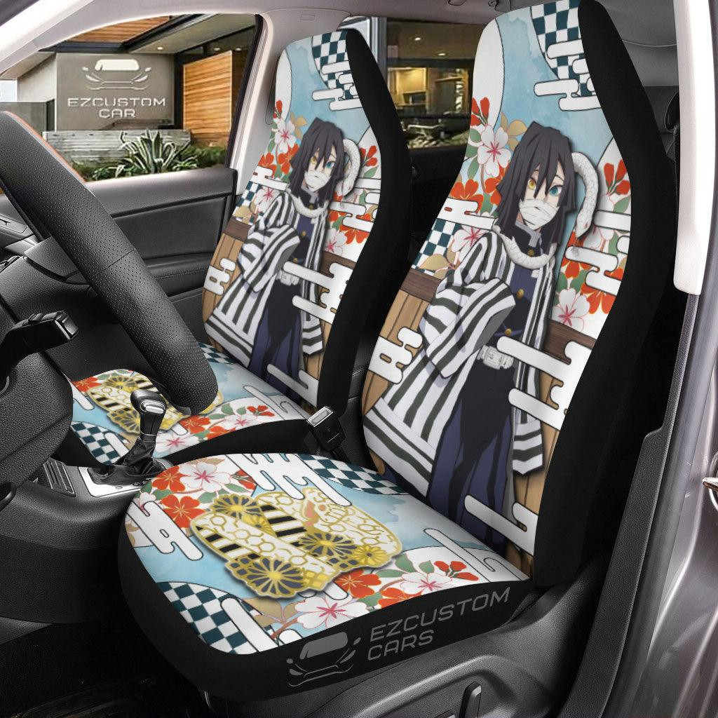 Obanai Iguro Car Seat Covers Custom Anime Demon Slayer Car Accessories
