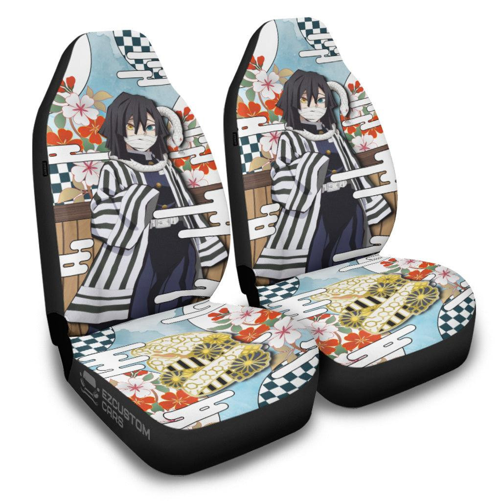 Obanai Iguro Car Seat Covers Custom Anime Demon Slayer Car Accessories