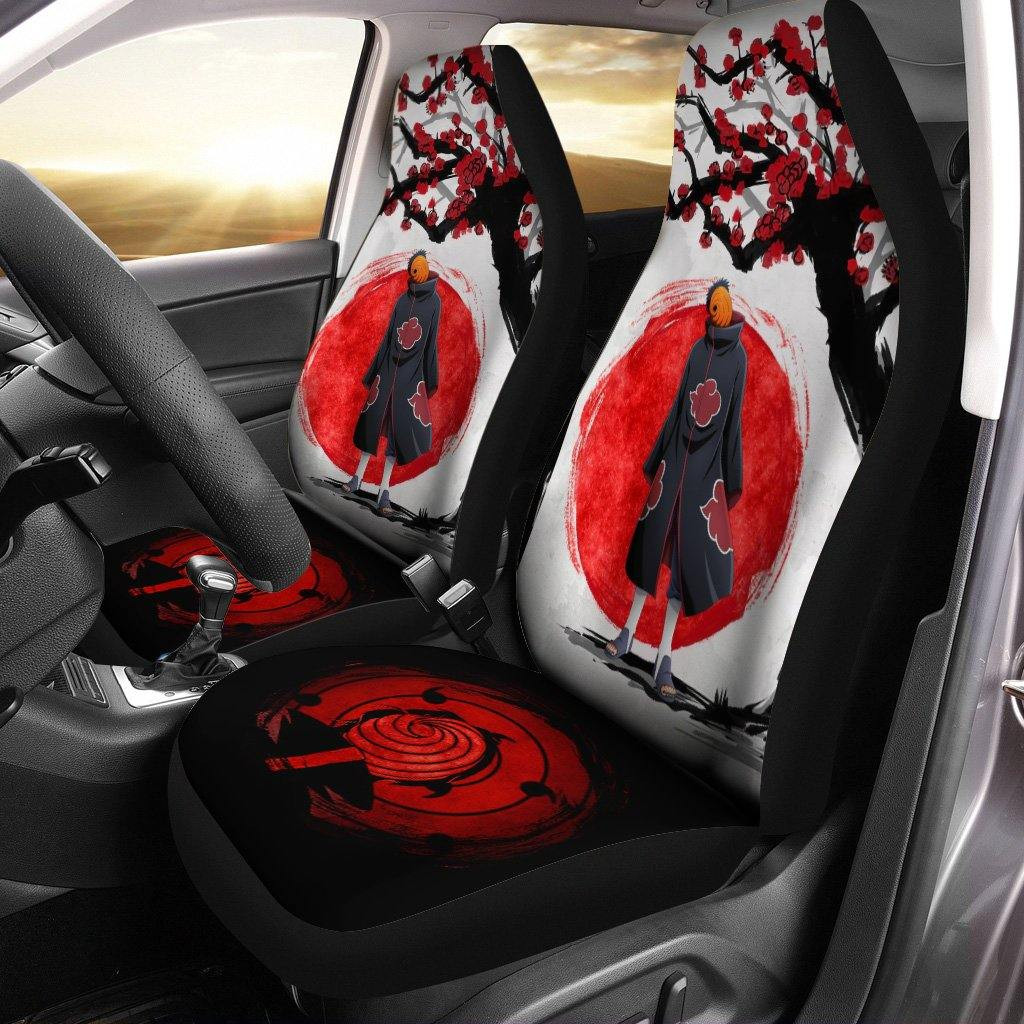 Obito Akatsuki Naruto Anime Car Seat Covers