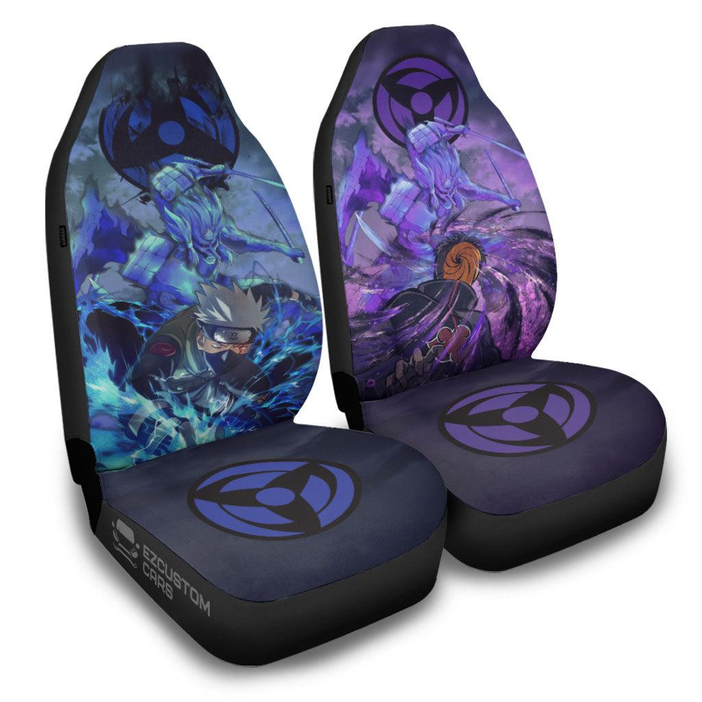 Obito and Kakashi Car Seat Covers Custom Anime Naruto Anime Car Decor