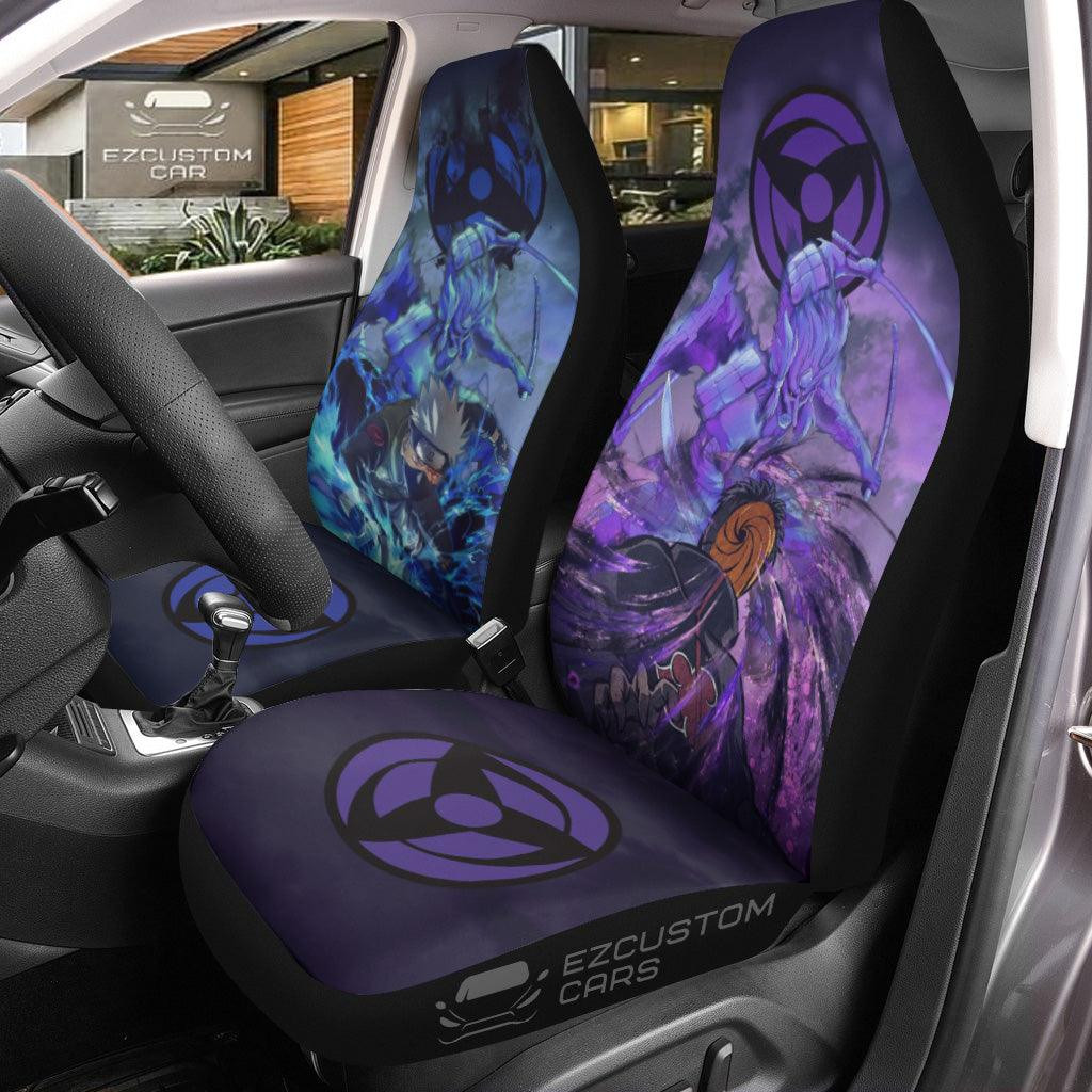 Obito and Kakashi Car Seat Covers Custom Anime Naruto Anime Car Decor