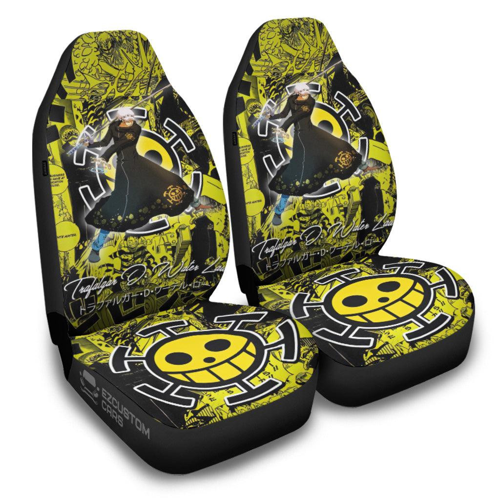 One Piece Car Accessories Anime Car Seat Covers D. Water Law