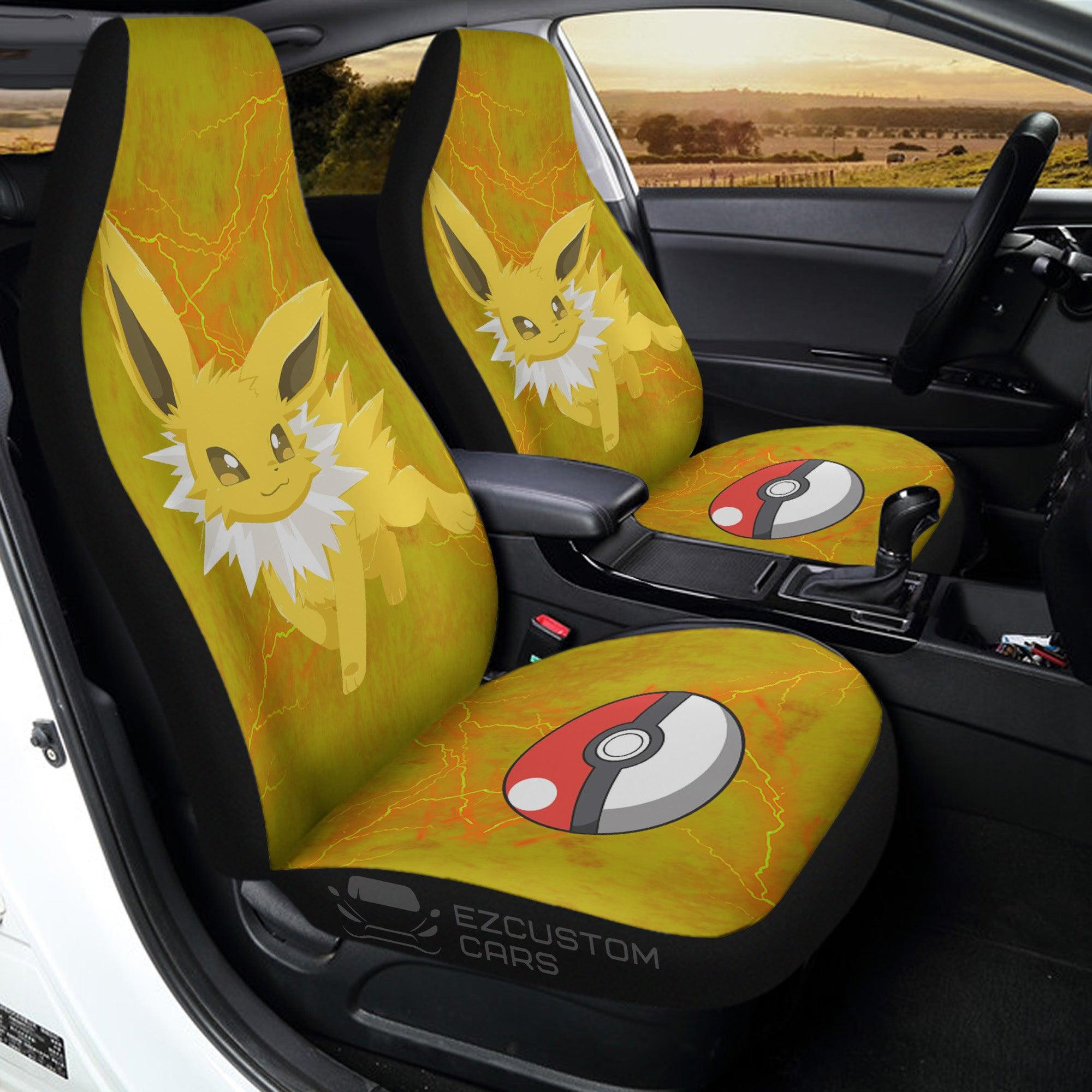 Pokemon Car Seat Covers Jolteon Electrifying