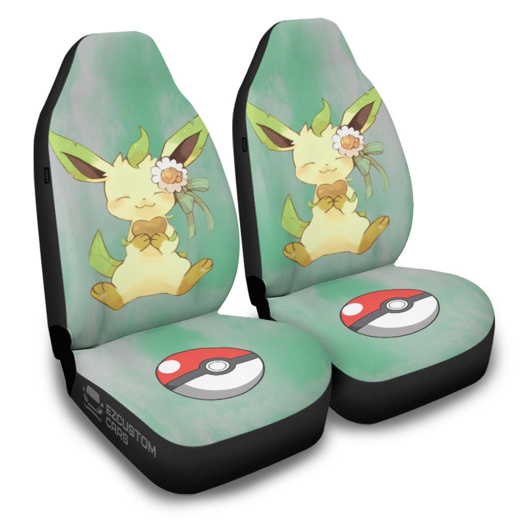 Pokemon Car Seat Covers Leafeon Bloom
