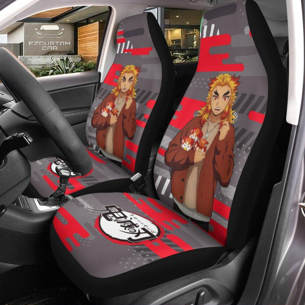 Rengoku Demon Slayers Car Seat Covers