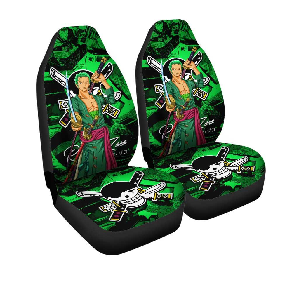 Roronoa Zoro Car Seat Covers Custom One Piece Anime
