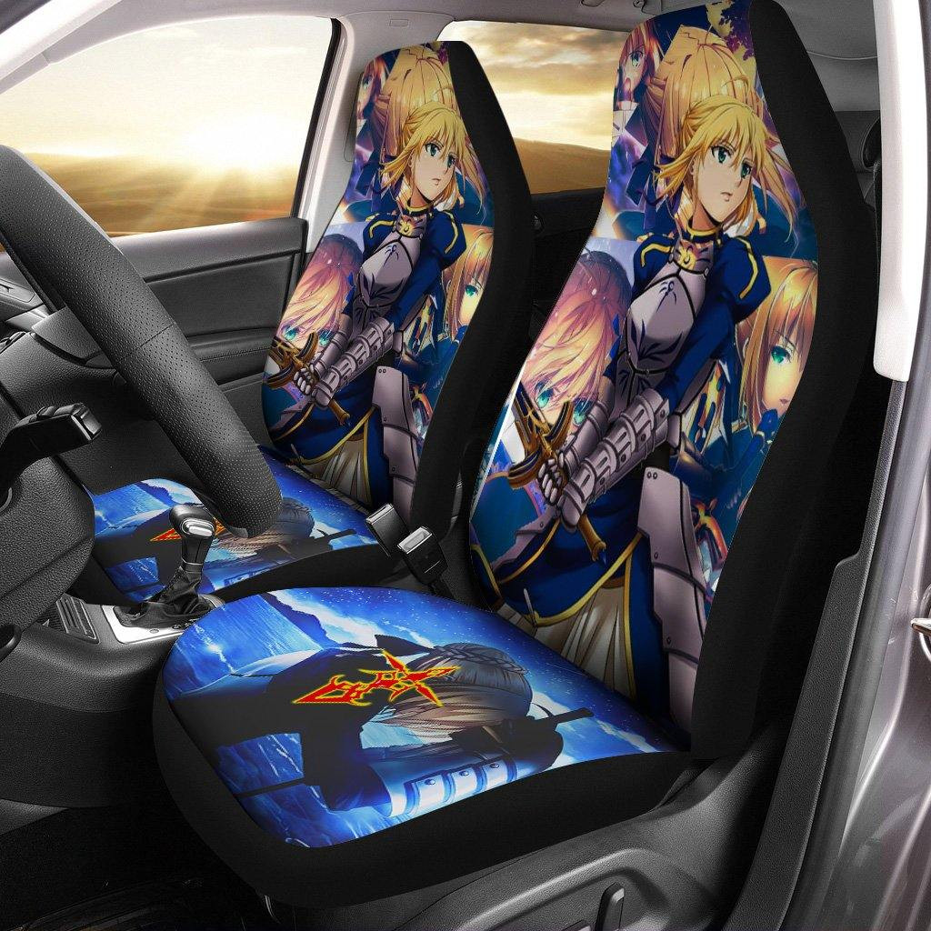 Saber Car Seat Covers Fate/Stay Night Anime Car Accessories