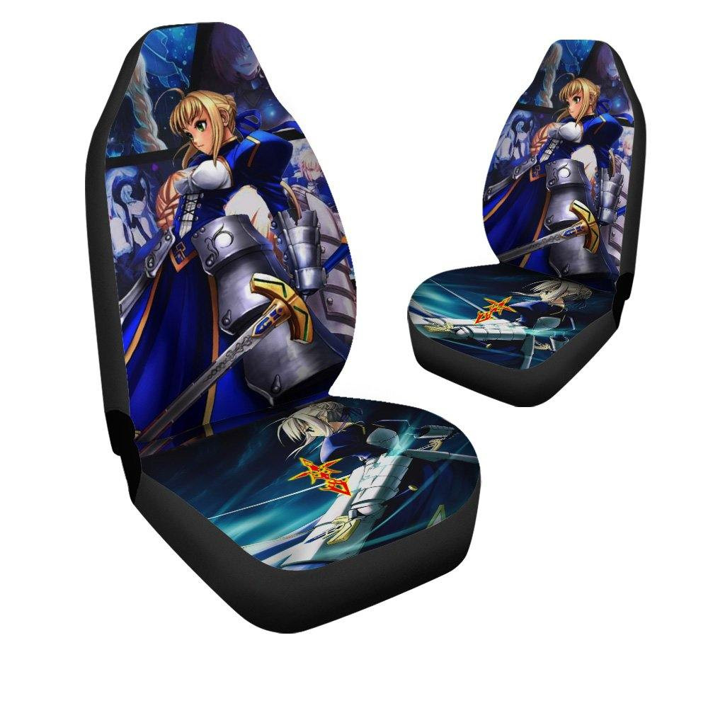 Saber Custom Car Seat Covers Fate/Stay Night Anime Car Accessories