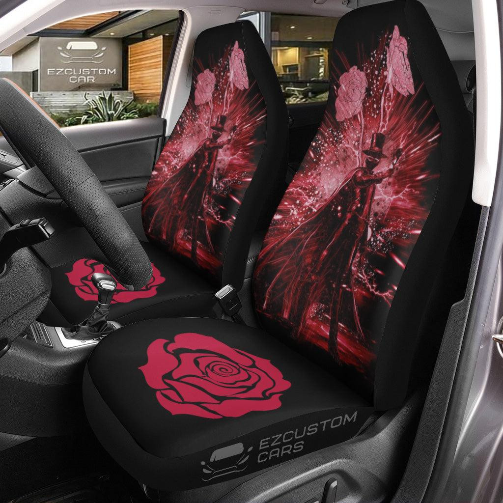 Sailor Moon Anime Car Seat Covers Tuxedo Mask and Rose