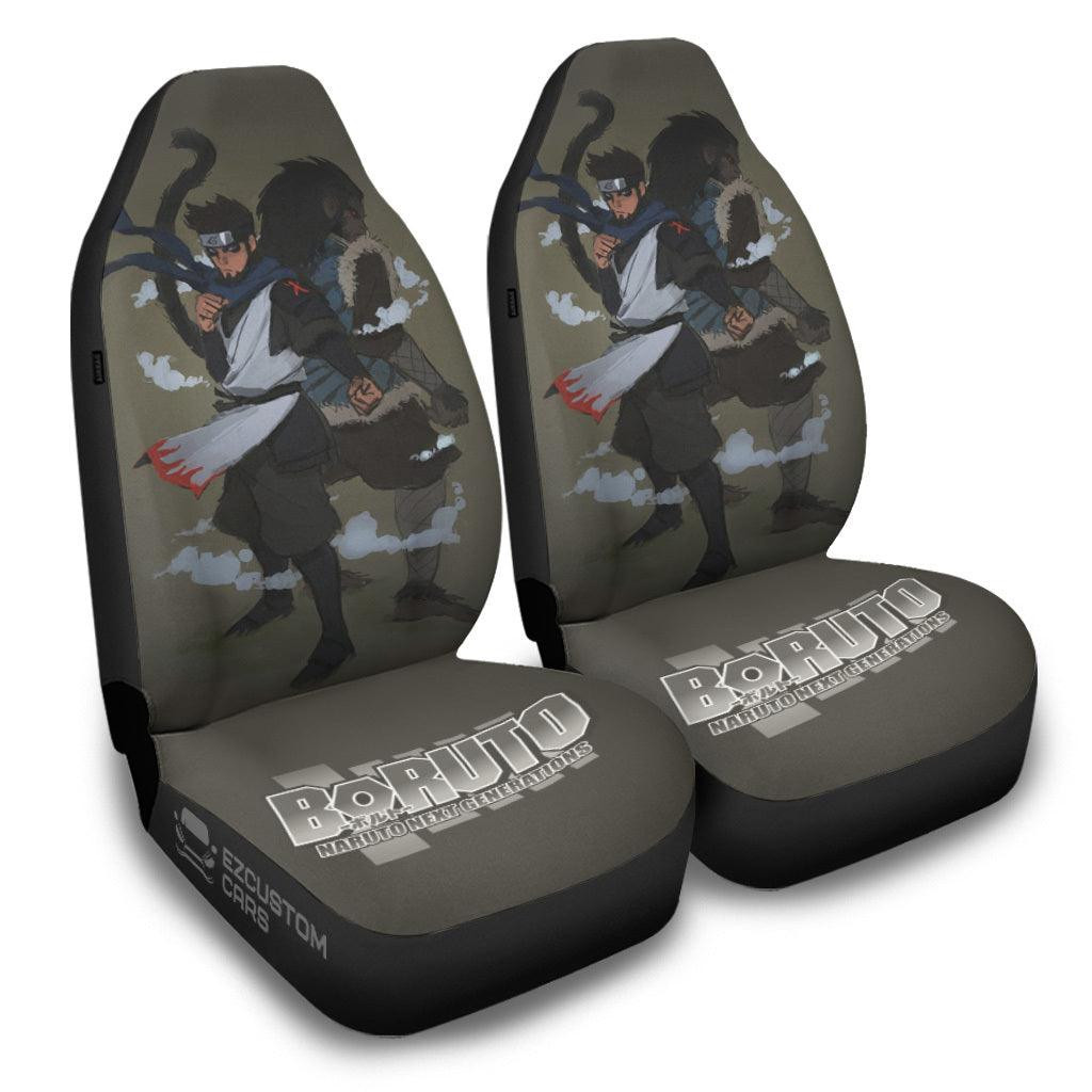 Sarutobi Asuma Car Seat Covers Cutsom Boruto