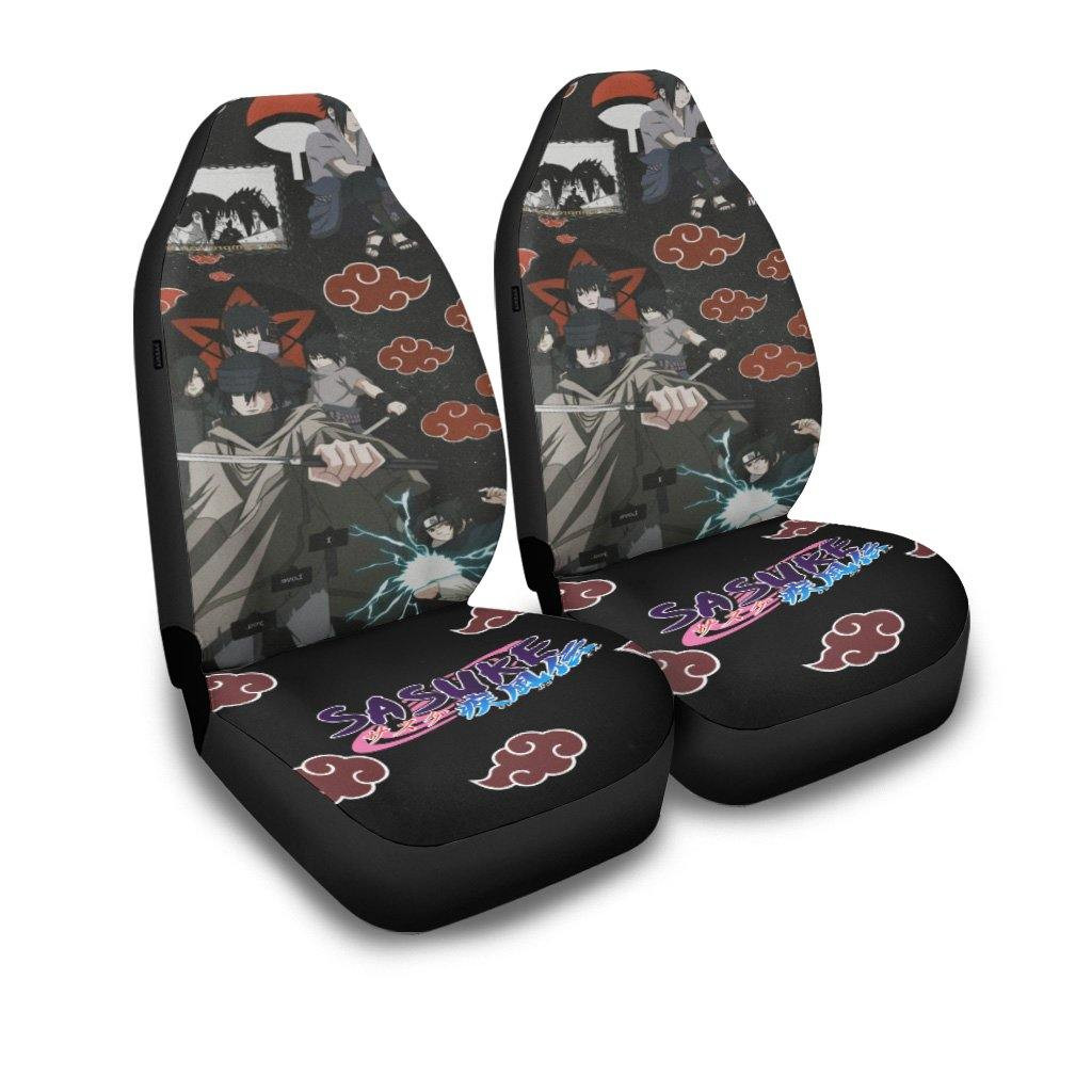 Sasuke Car Seat Covers Naruto Anime Car Decor
