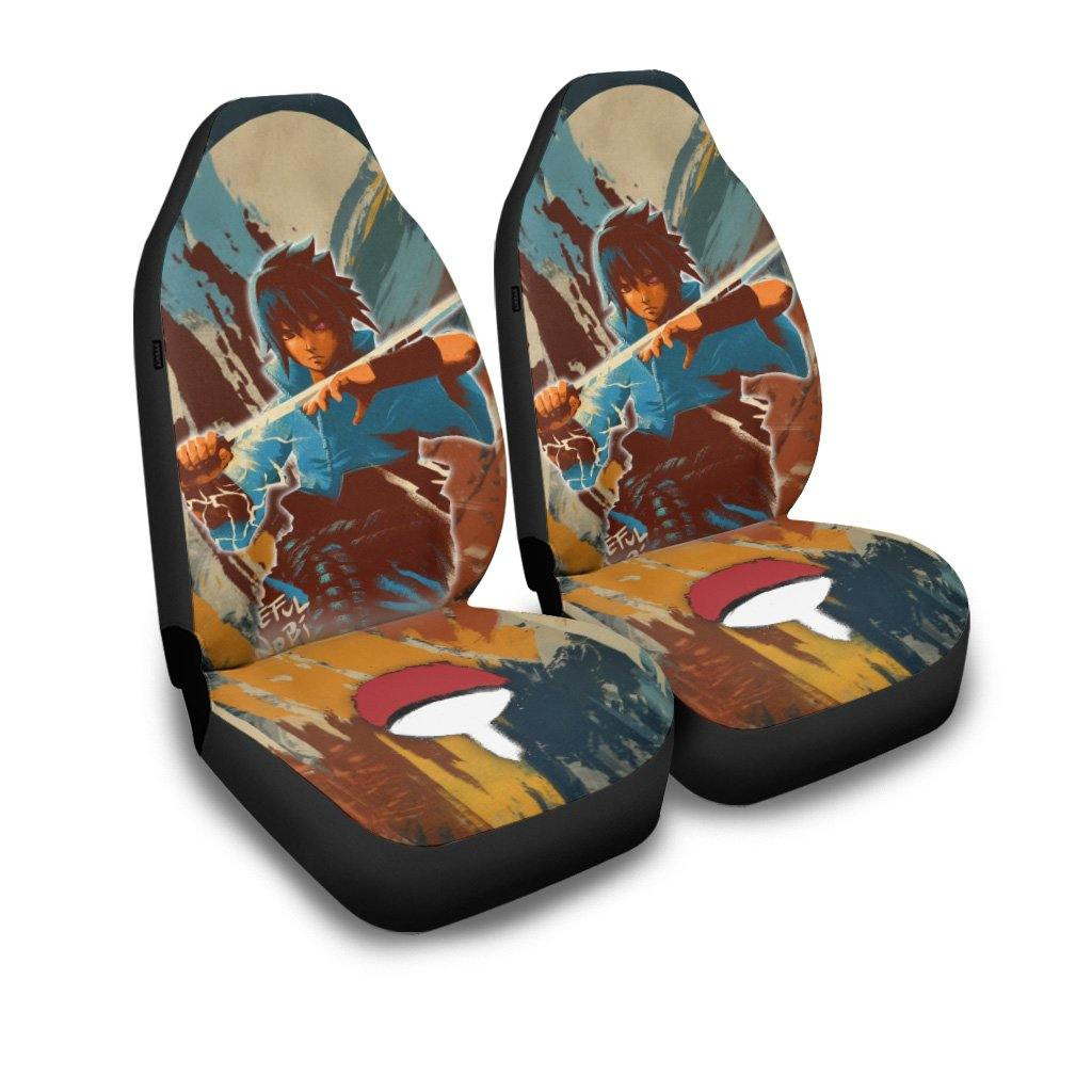 Sasuke Naruto Anime Car Seat Covers