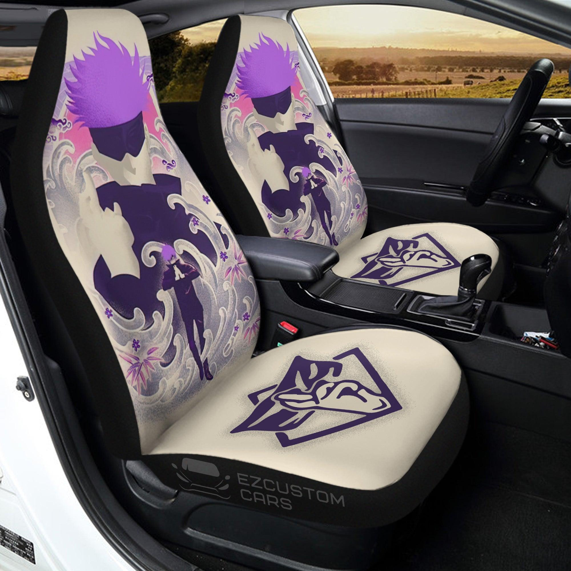 Satoru Gojo Car Seat Covers Jujutsu Kaisen