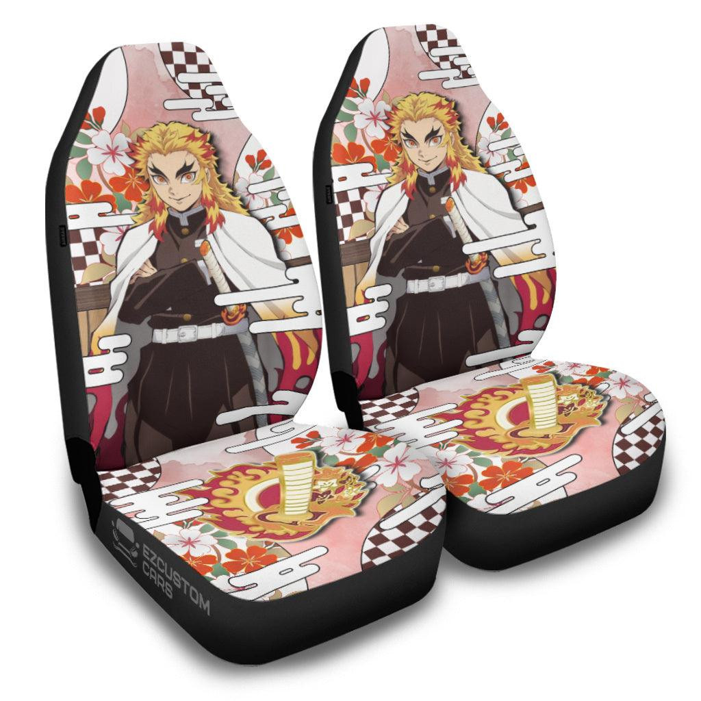 Senjuro Rengoku Demon Slayer Anime Car Seat Covers