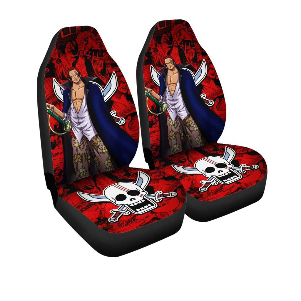 Shanks Car Seat Covers Custom One Piece Anime
