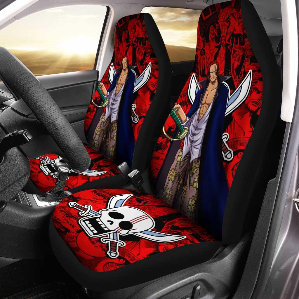 Shanks Car Seat Covers Custom One Piece Anime