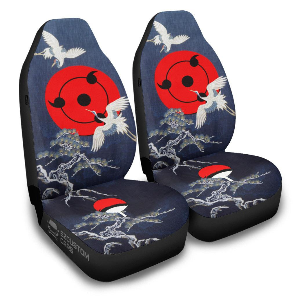 Sharingan Car Seat Covers Custom Anime Naruto Anime Car Decor
