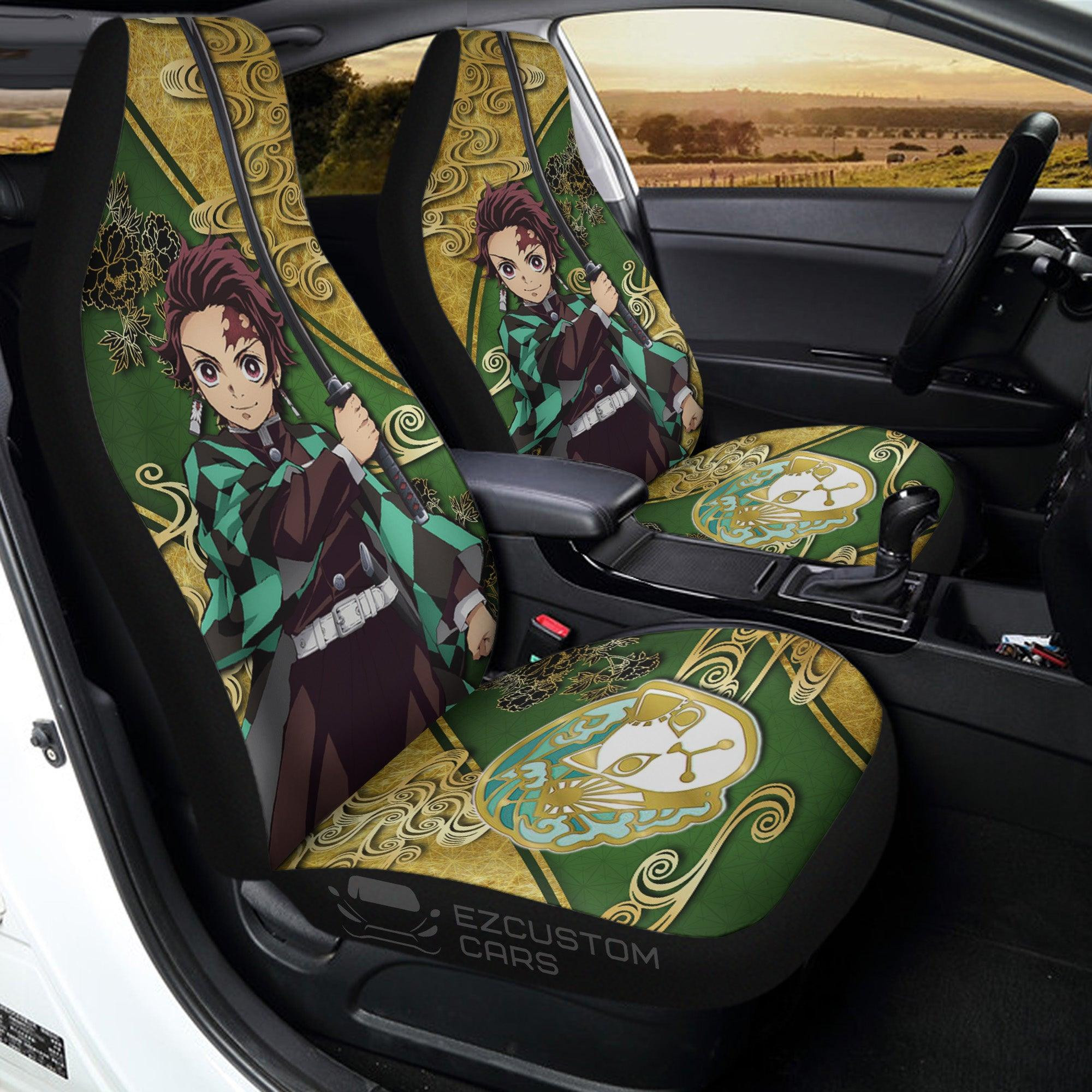 Tanjiro Kamado Car Seat Covers Demon Slayer
