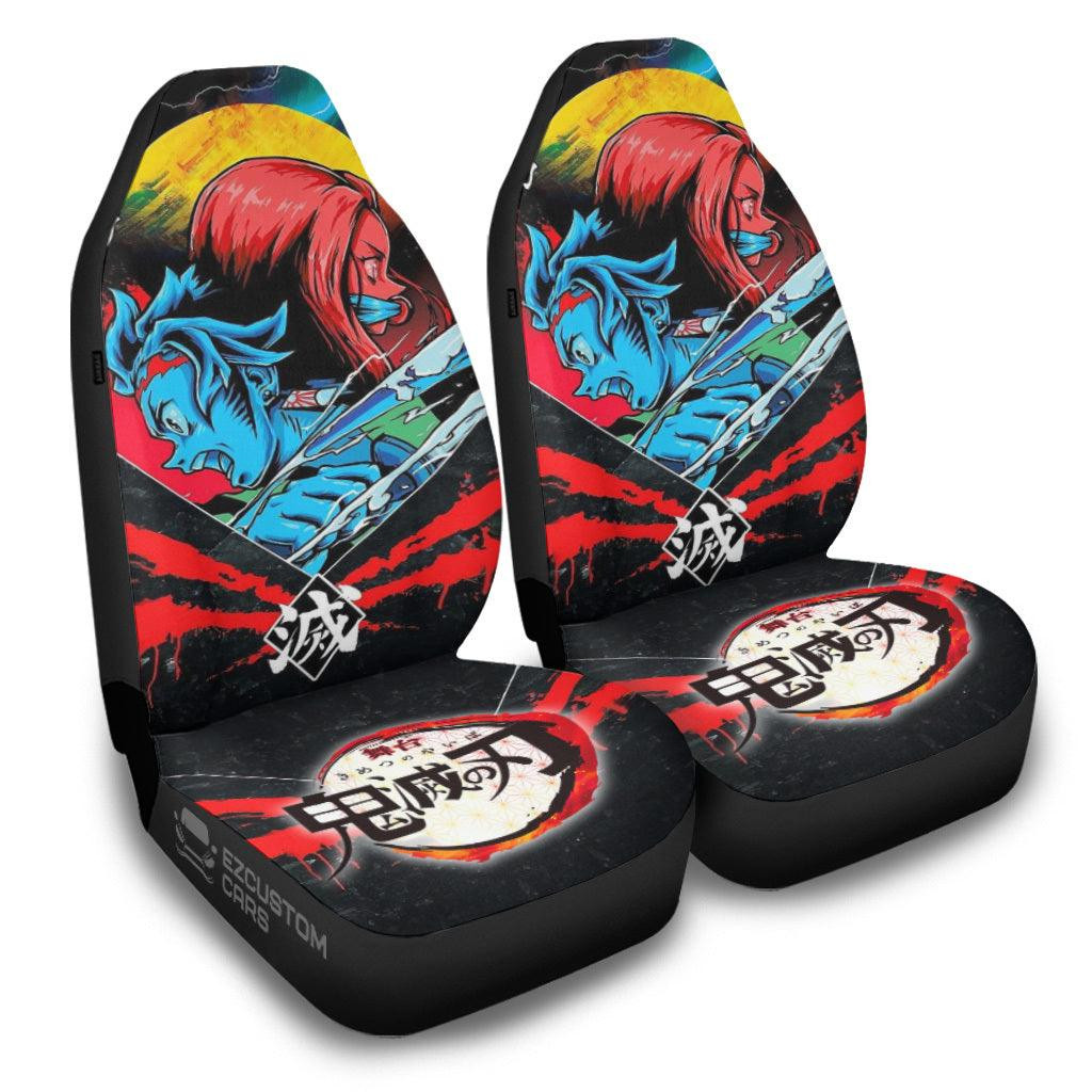 Tanjiro x Nezuko Demon Slayer Car Seat Covers