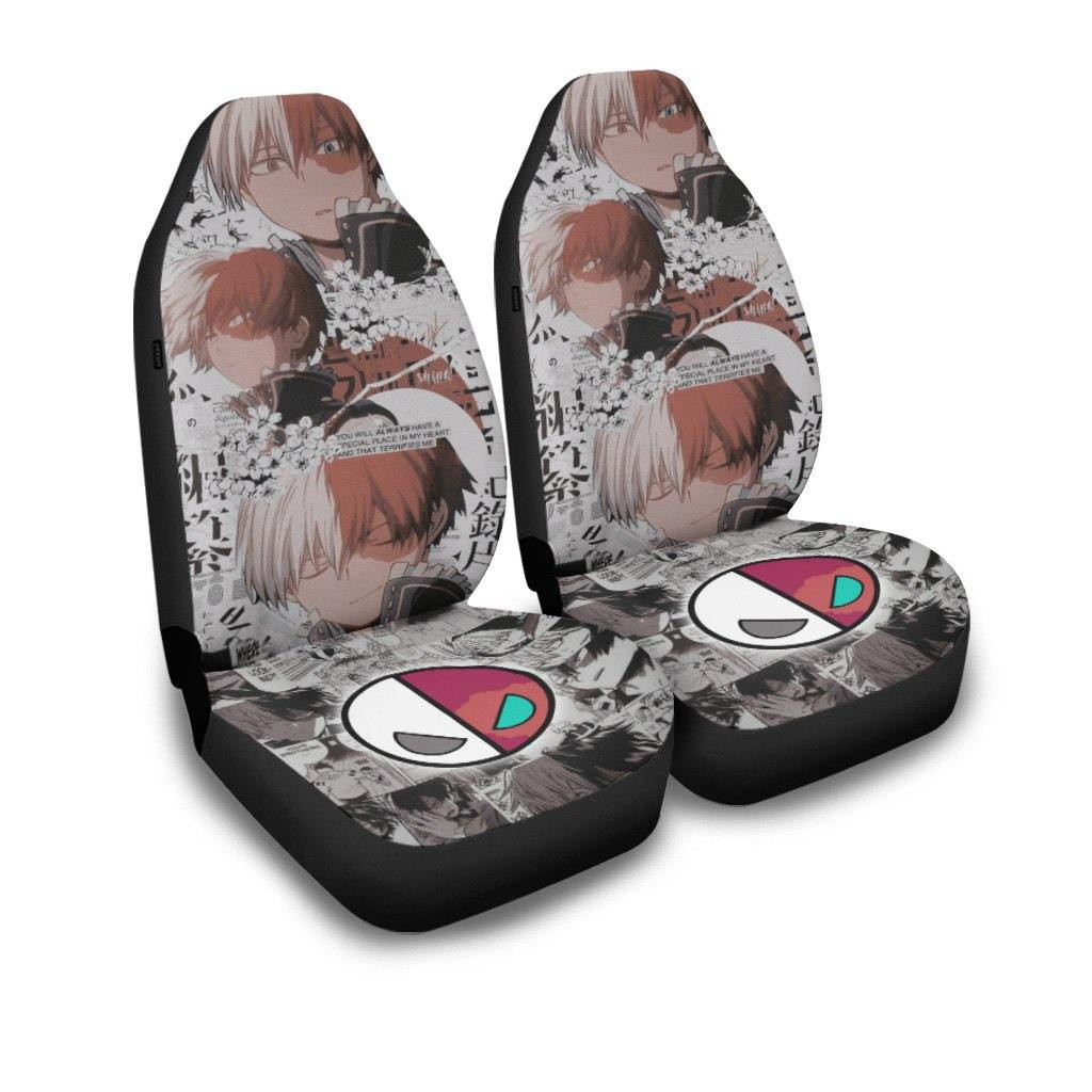 Todoroki Manga Cool Car Seat Covers Anime My Hero Academia