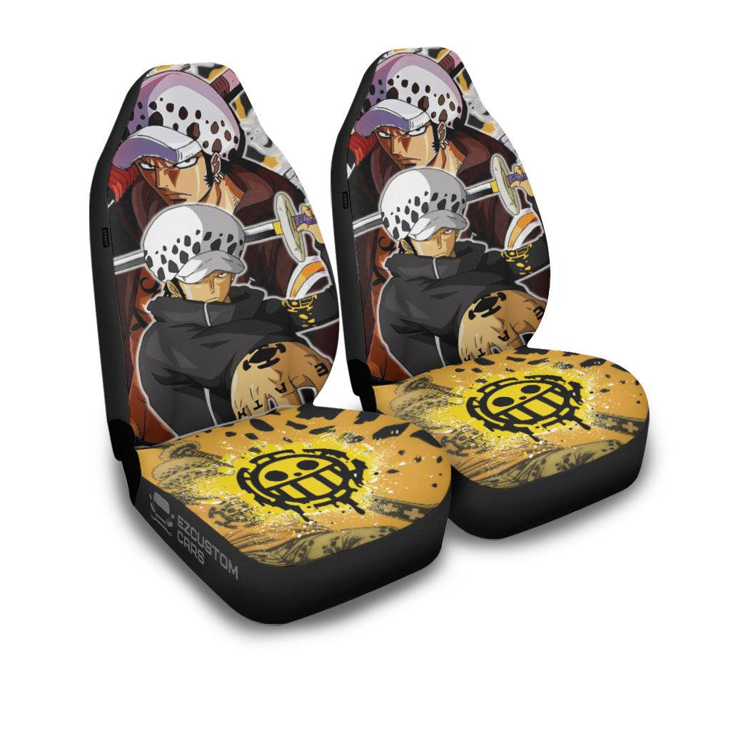 Trafalgar Law Car Seat Covers Custom Anime One Piece Car Accessories
