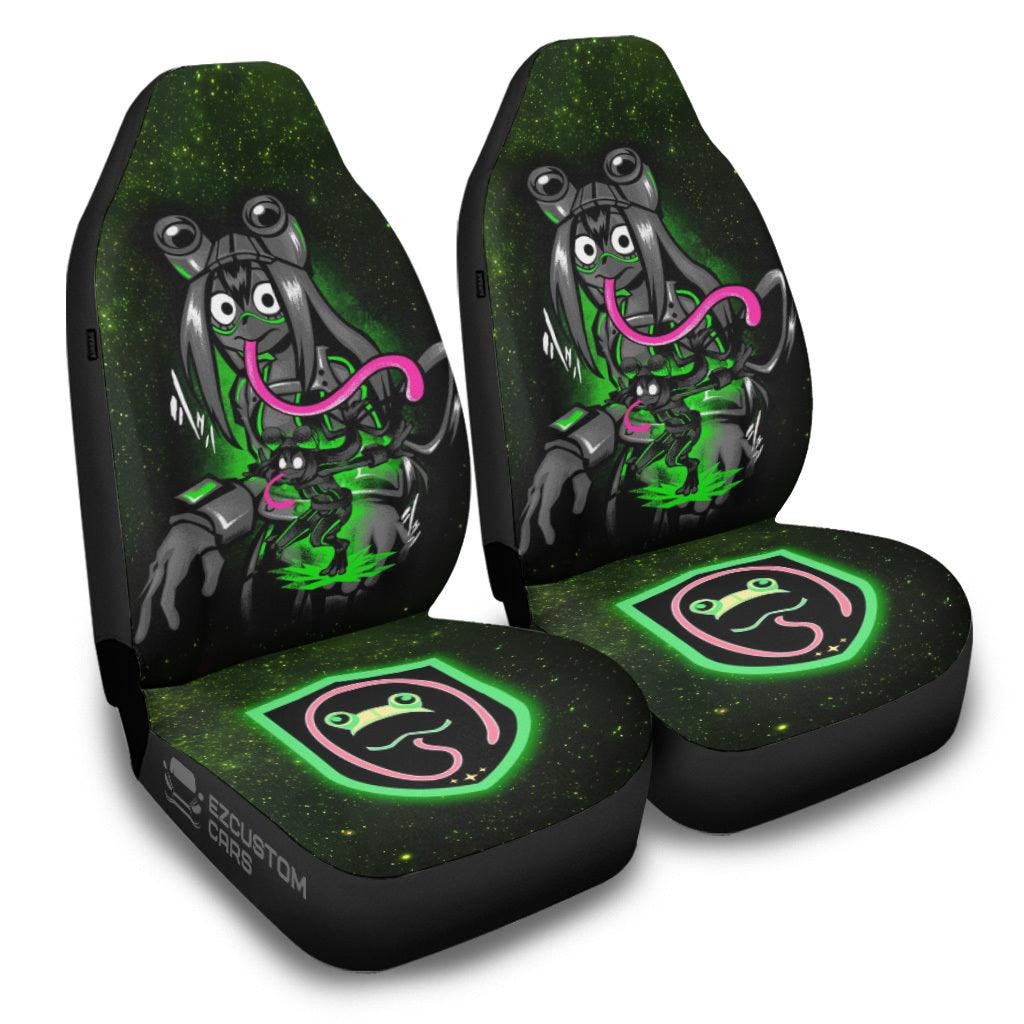 Tsuyu Asui Car Seat Covers Custom Anime My Hero Academia Car Accessories