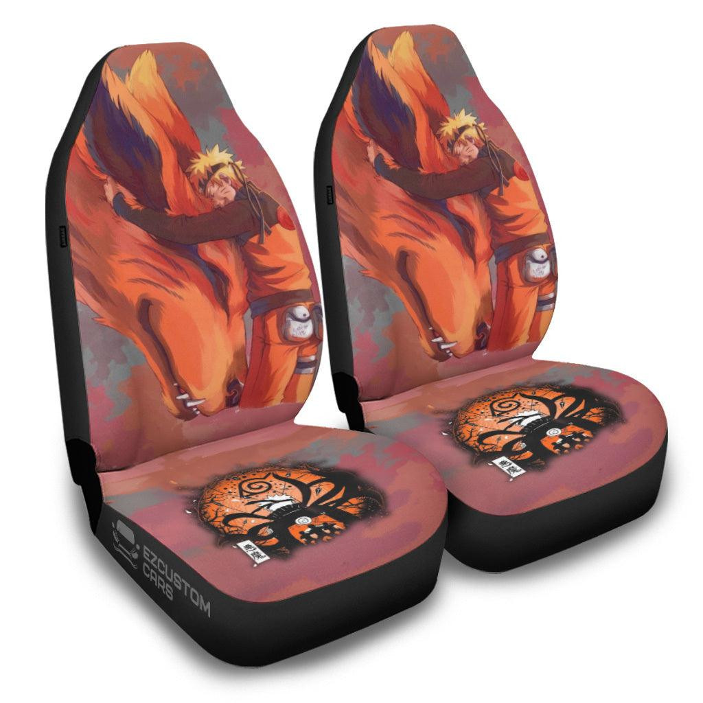 Uzumaki Naruto x Kurama Naruto Car Seat Covers