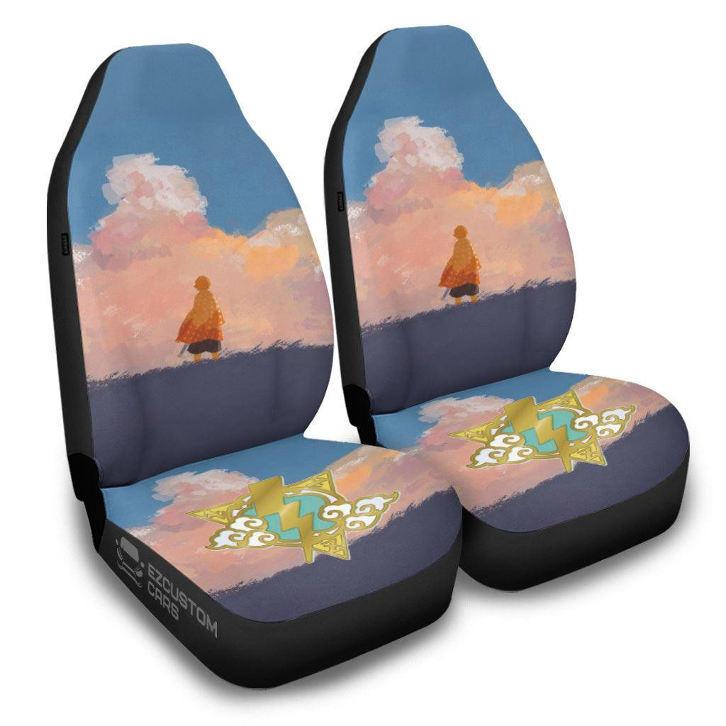 Zenitsu Agatsuma Demon Slayer Car Seat Covers