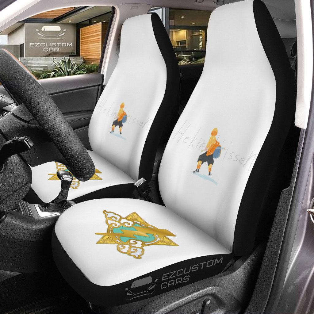 Zenitsu Agatsuma Demon Slayer Car Seat Covers