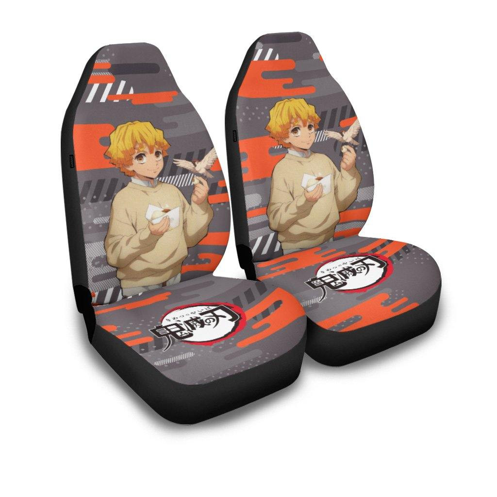 Zenitsu Demon Slayers Car Seat Covers