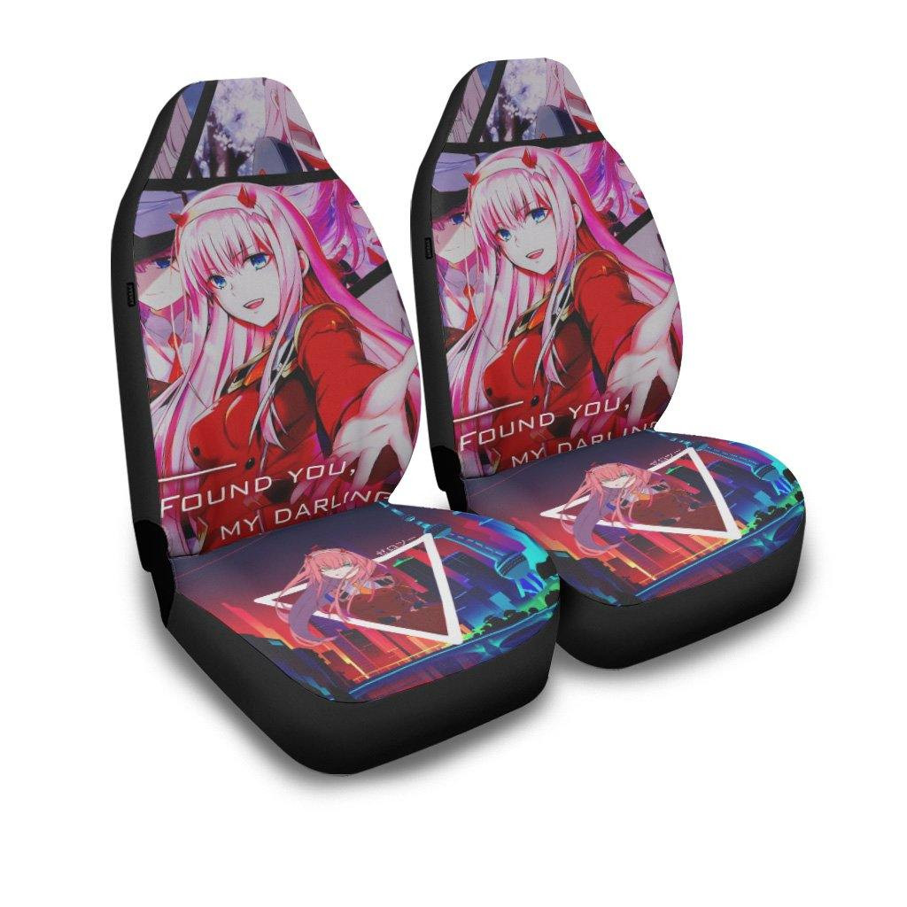 Zero Two Darling In The Franxx Anime Custom Car Seat Covers