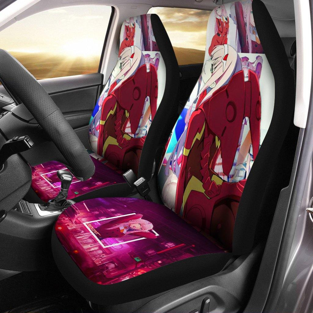 Zero Two Darling In The Franxx Anime Gift Car Seat Covers