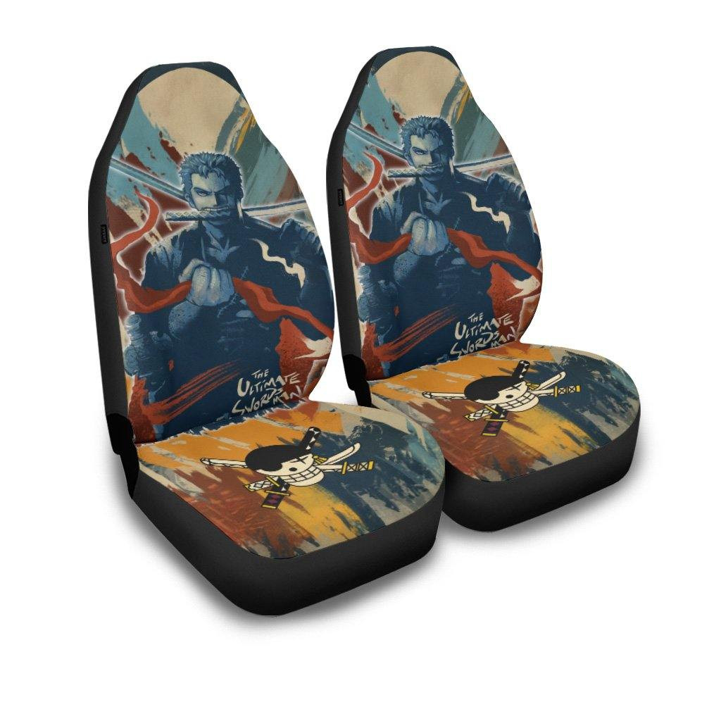 Zoro Car Seat Covers One Piece Anime