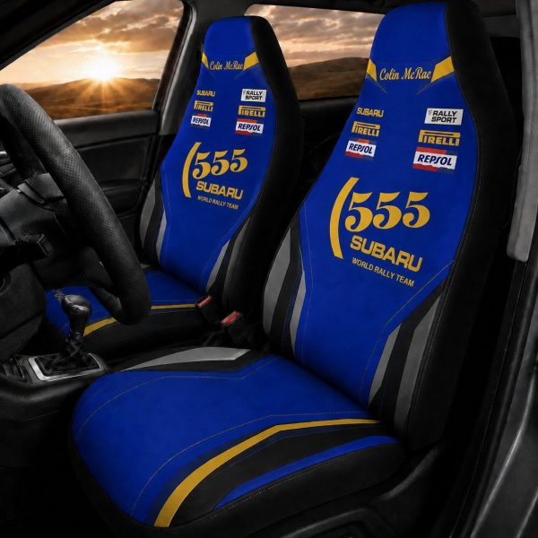 Colin McRae Racing Car Seat Covers Subaru 555 – Subaru Rally Team
