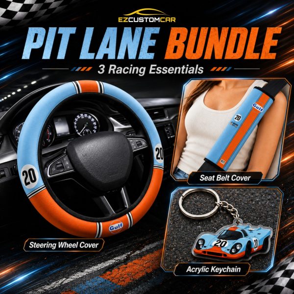 Gulf Steve McQueen Le Mans Porsh 917 Racing PIT LANE SET