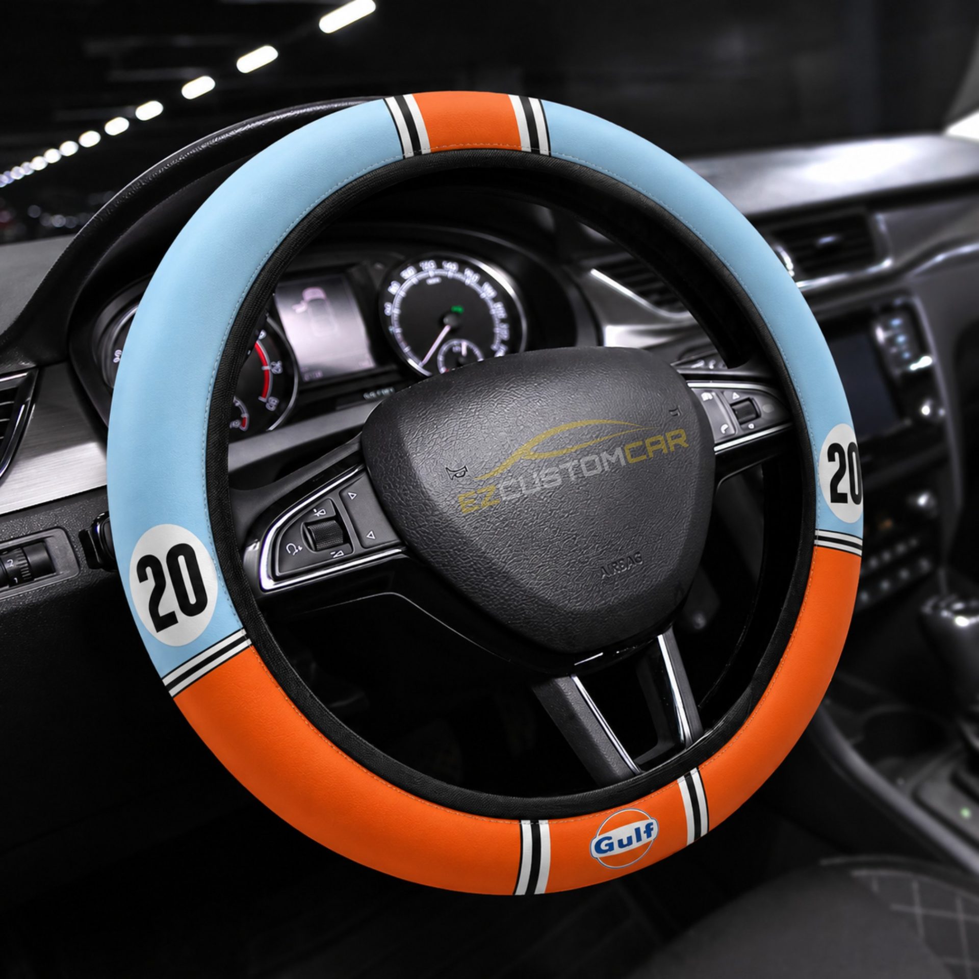 Gulf Le Mans steering wheel cover